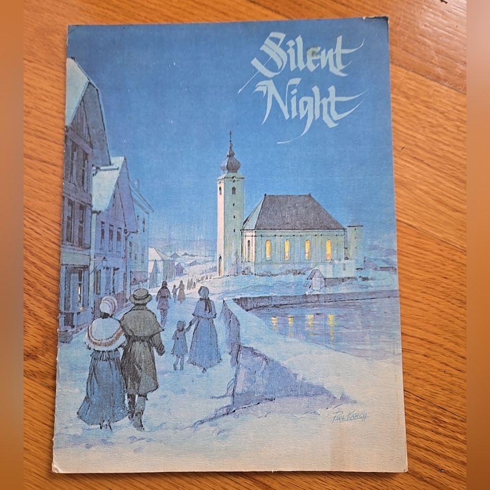 Rare Cincinnati Milacron Austrian '75 Children’s Choir Vinyl Record Silent Night